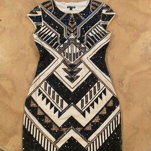 Express sequin mini dress size medium
